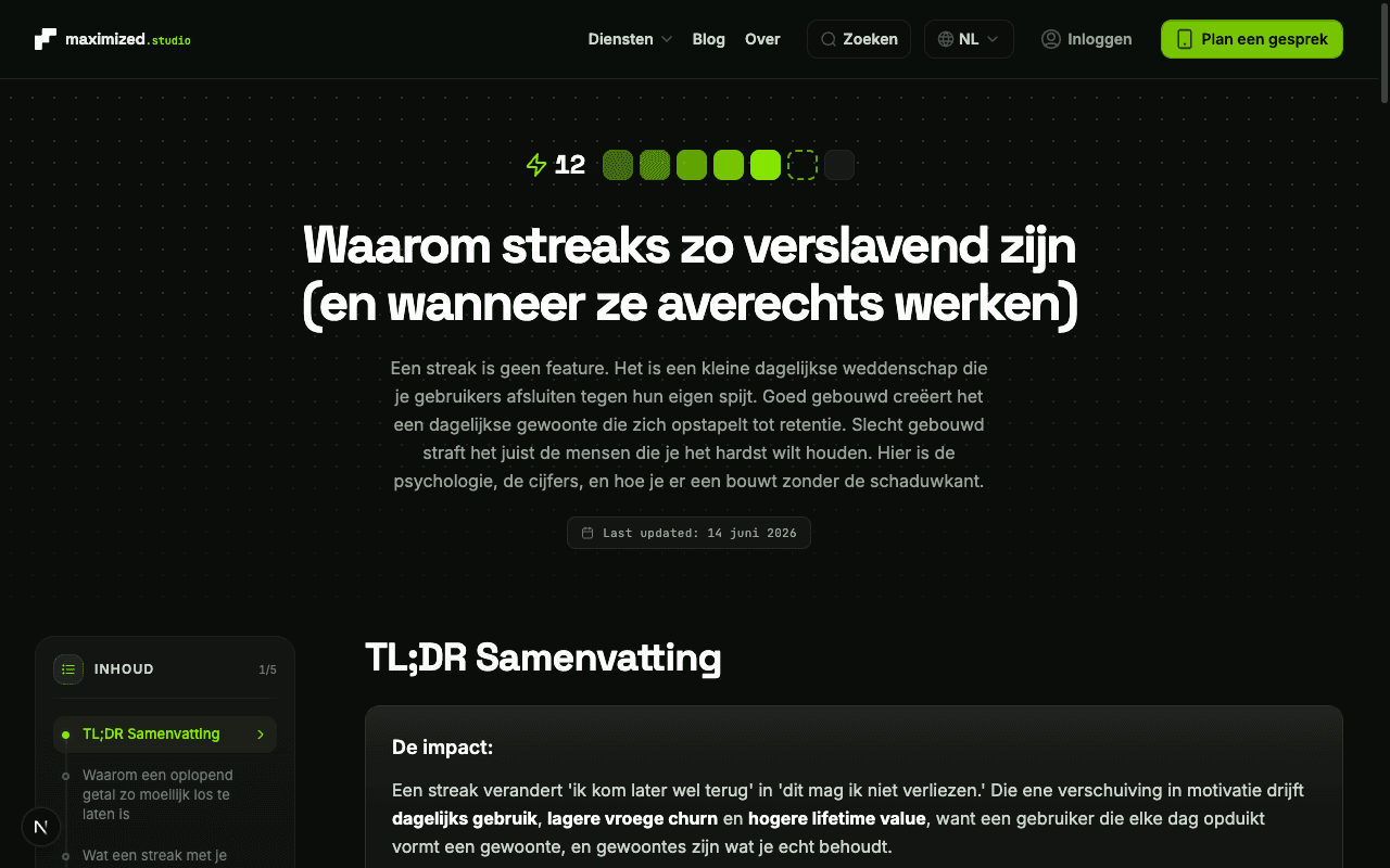 Waarom streaks zo verslavend zijn (en wanneer ze averechts werken)