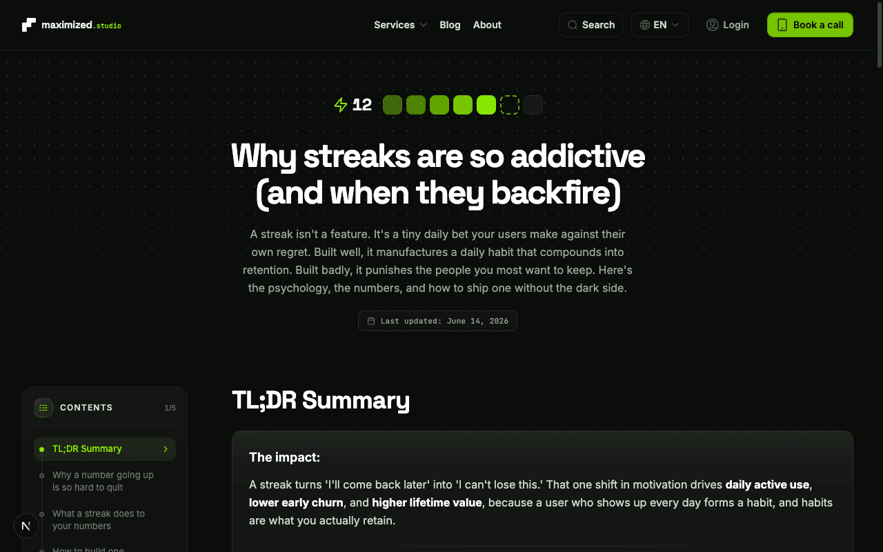 Why streaks are so addictive (and when they backfire)